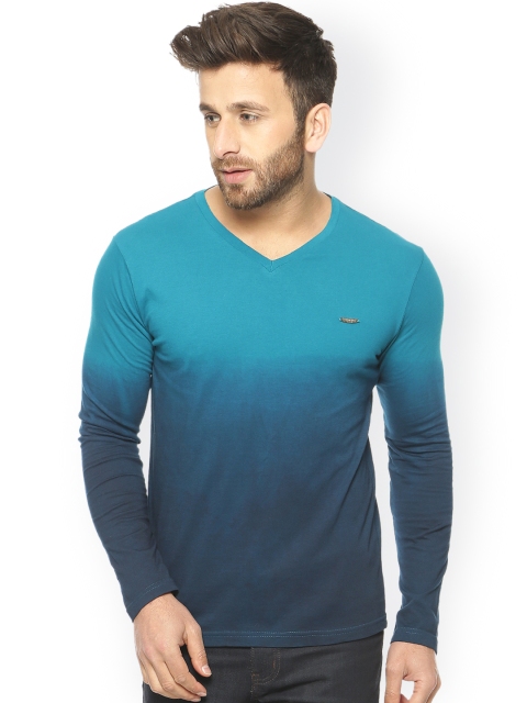 

GRITSTONES Blue Ombre-Dyed T-Shirt