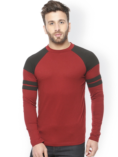 

GRITSTONES Maroon & Black T-shirt