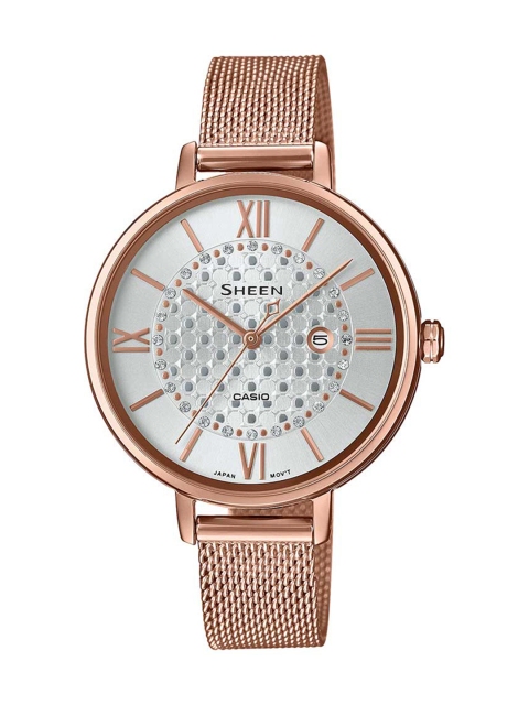 

CASIO Women Silver-Toned Analogue Watch SH220