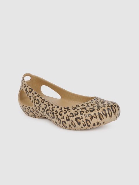 

Crocs Women Brown Printed Ballerinas