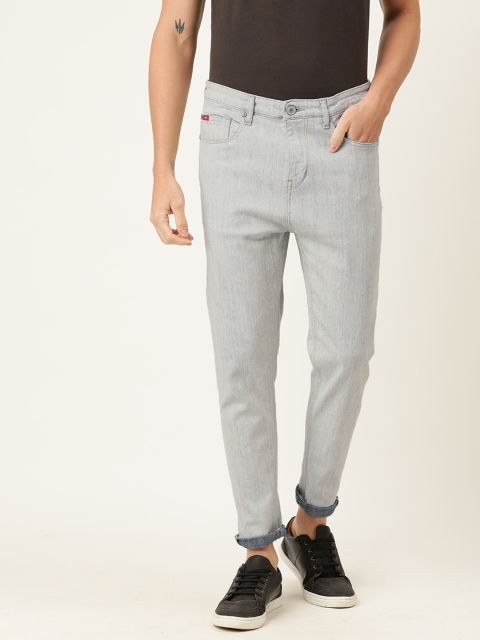 

Lee Cooper Men Grey Tapered Fit Low-Rise Clean Look Stretchable Jeans