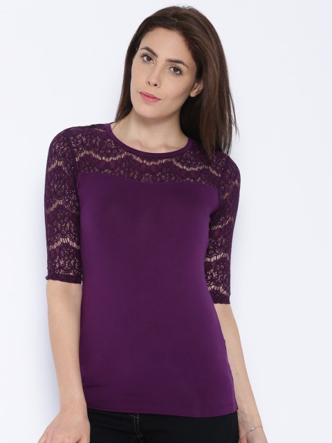 

Park Avenue Woman Purple Top