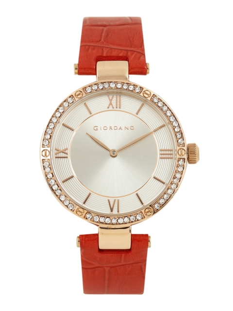 

GIORDANO Women Silver-Toned Analogue Watch