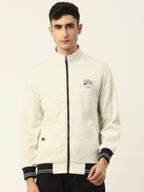 

Monte Carlo Men Grey Melange Solid Sweatshirt