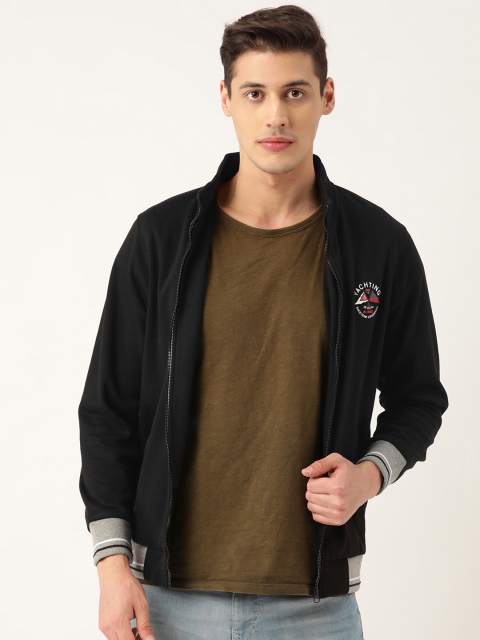 

Monte Carlo Men Black Solid Sweatshirt