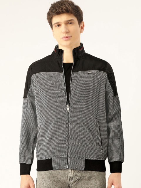 

Monte Carlo Men Black Self Design Bomber