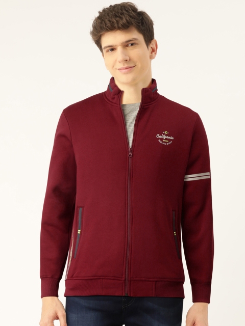 

Monte Carlo Men Maroon Solid Sweatshirt