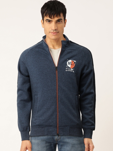 

Monte Carlo Men Navy Blue Solid Sweatshirt