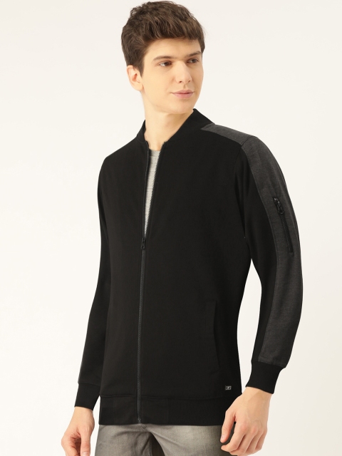 

Monte Carlo Men Black Solid Sweatshirt