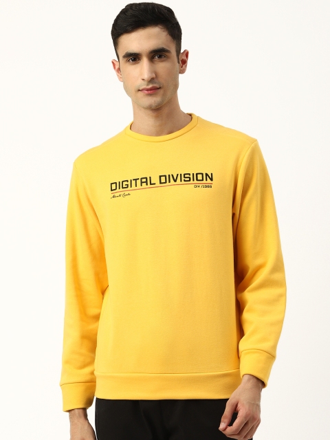 

Monte Carlo Men Yellow Solid Sweatshirt