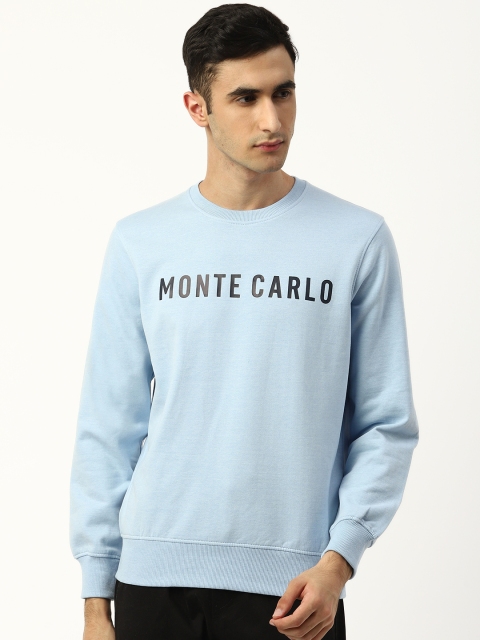 

Monte Carlo Men Blue Solid Sweatshirt
