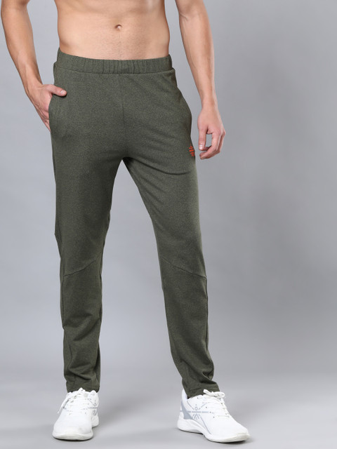

Cultsport Men Olive Green Solid Track Pants