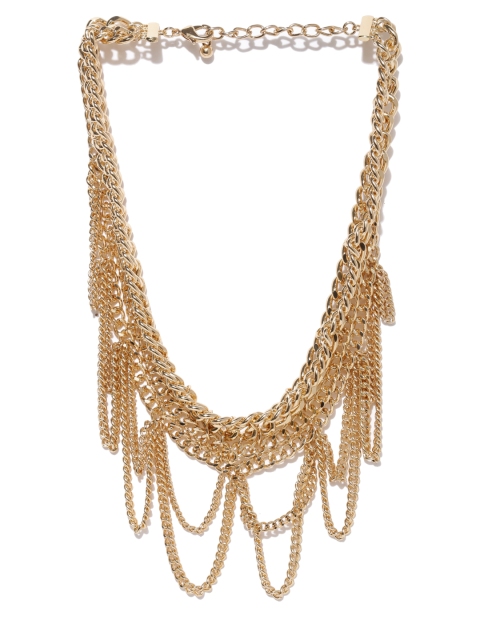 

FOREVER 21 Gold-Toned Multistranded Collar Necklace