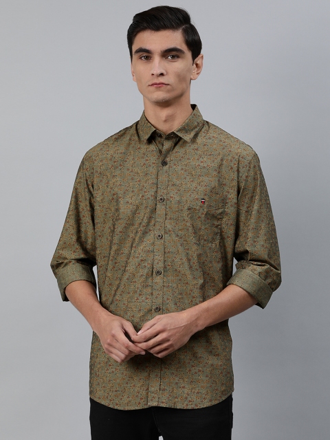 

Louis Philippe Sport Men Khaki Slim Fit Printed Casual Shirt