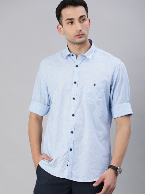 

Louis Philippe Sport Men Blue Slim Fit Solid Casual Shirt