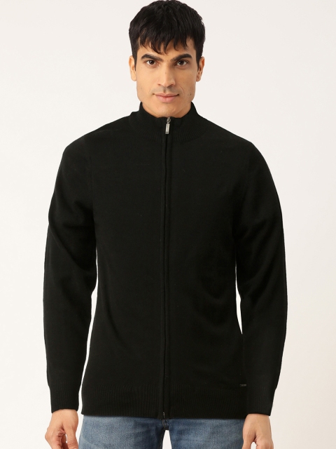 

Monte Carlo Men Black Solid Cardigan