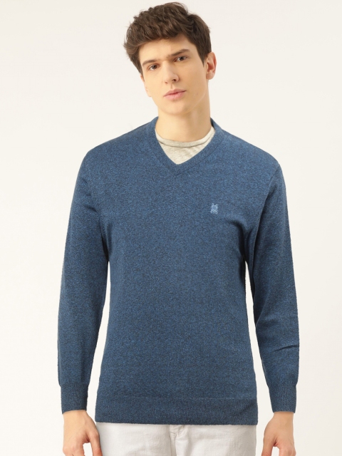 

Monte Carlo Men Blue Solid Pullover