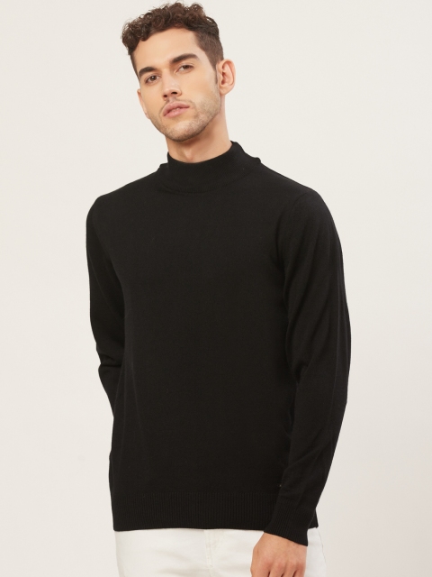 

Monte Carlo Men Black Solid Woollen Pullover