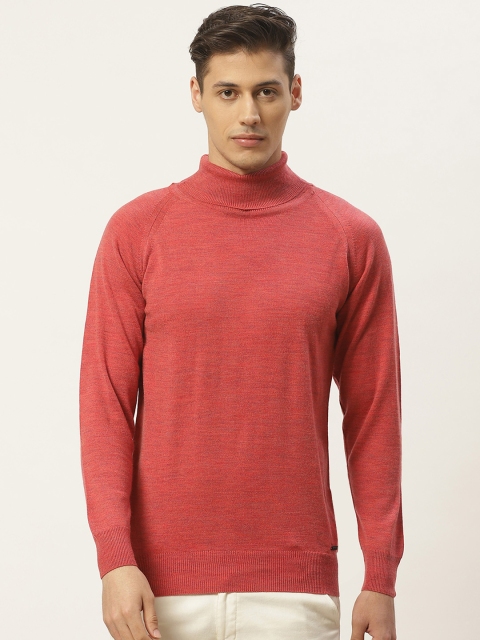 

Monte Carlo Men Red Solid Pullover