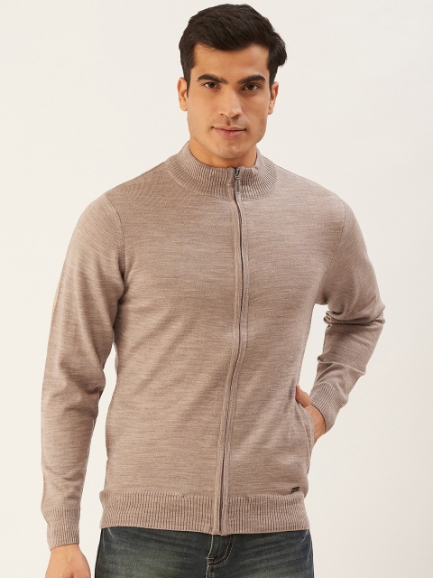 

Monte Carlo Men Beige Solid Cardigan