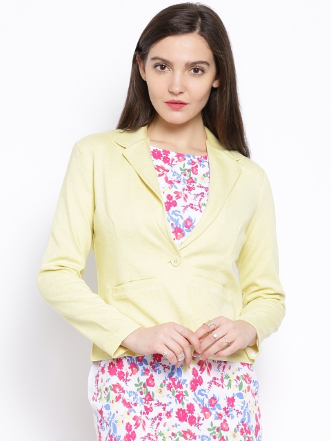 

People Light Yellow Blazer