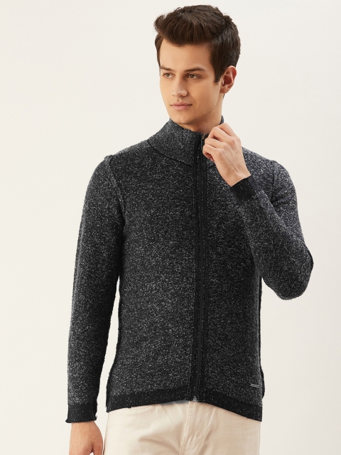 

Monte Carlo Men Charcoal Grey Speckled Cardigan