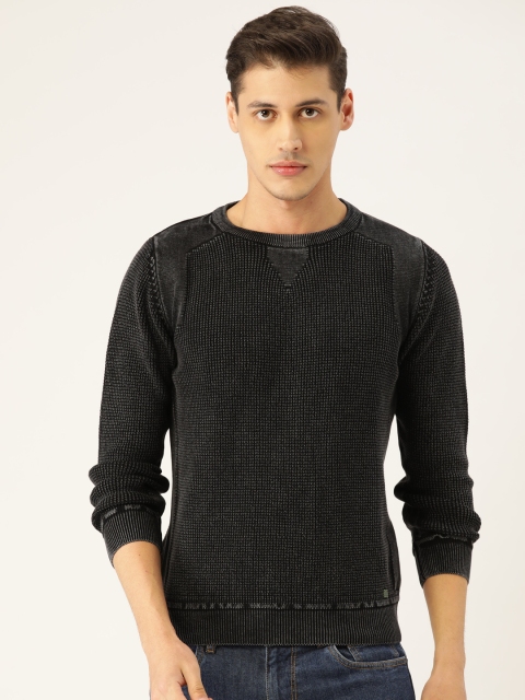 

Monte Carlo Men Black Solid Pullover
