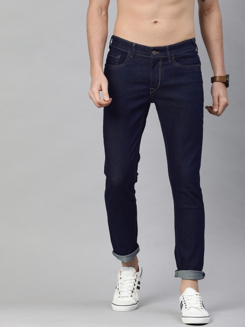 

HERE&NOW Men Blue Slim Fit Mid-Rise Clean Look Stretchable Jeans