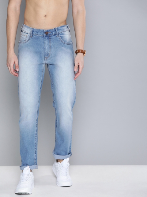 

HERE&NOW Men Blue Slim Fit Mid-Rise Clean Look Stretchable Jeans