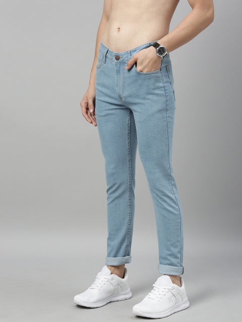 

HERE&NOW Men Blue Skinny Fit Low-Rise Clean Look Stretchable Jeans
