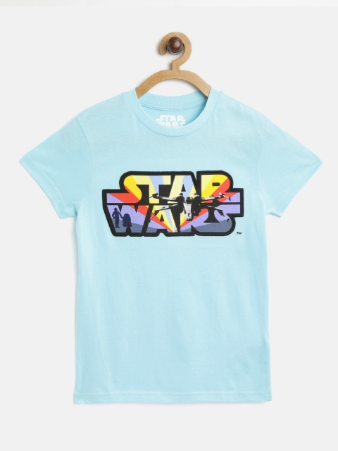 

Marks & Spencer Boys Blue Star Wars Print Round Neck T-shirt