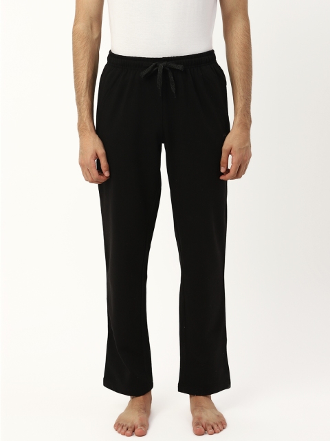 

Monte Carlo Men Black Solid Lounge Pants
