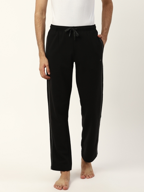 

Monte Carlo Men Black Solid Lounge Pants