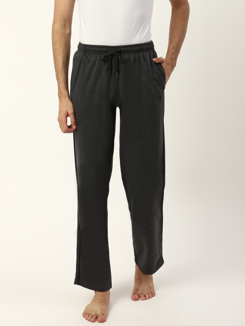 

Monte Carlo Men Charcoal Grey Solid Lounge Pants