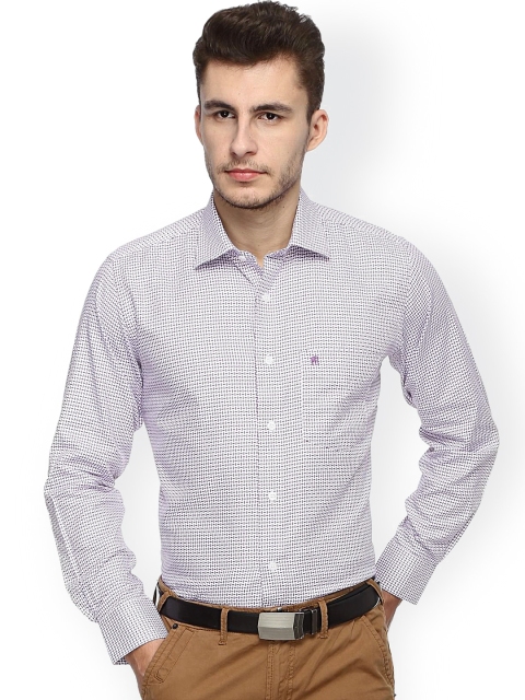 

Balista Pink Printed Classic Fit Formal Shirt