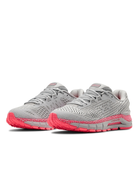 

UNDER ARMOUR Women Grey Woven Design HOVR Guardian 2 Bluetooth Running Shoes