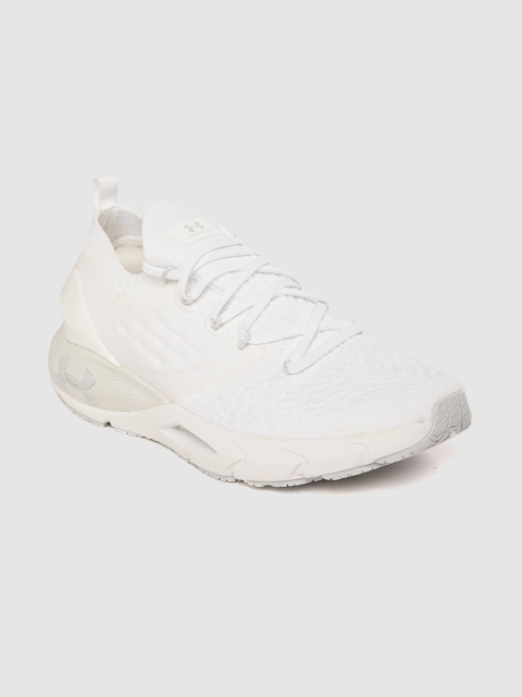 

UNDER ARMOUR Men White Woven Design HOVR Phantom 2 Running Shoes