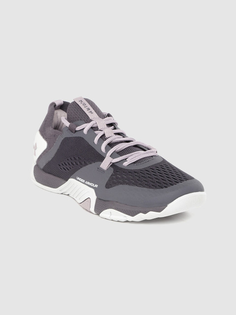 

UNDER ARMOUR Women Aubergine TriBase Reign 2 Woven Design Training Shoes, Purple