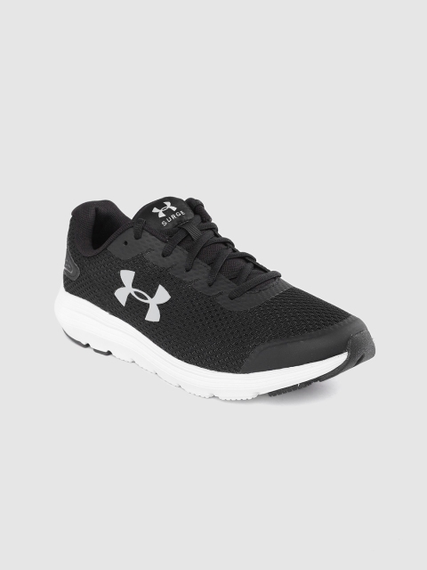 

UNDER ARMOUR Women Black Surge 2 Woven Design Running Shoes
