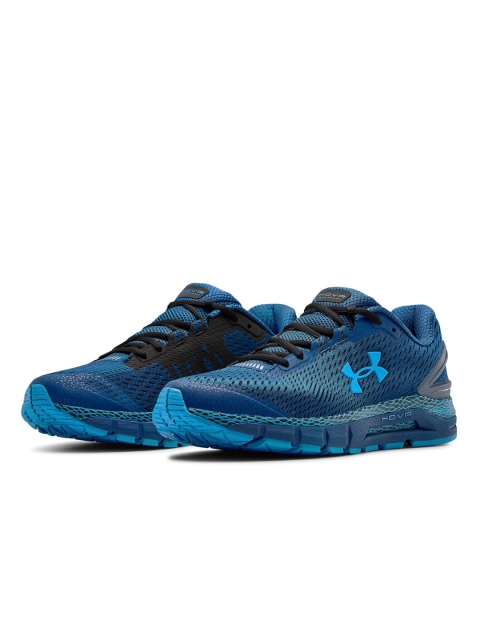 

UNDER ARMOUR Men Blue HOVR Guardian 2 Woven Design Bluetooth Running Shoes
