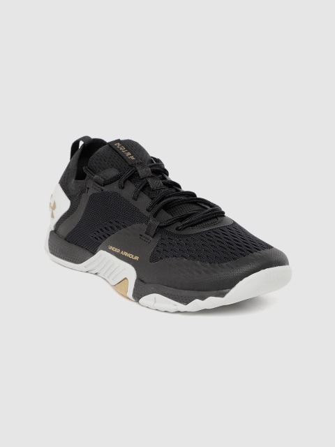 

UNDER ARMOUR Women Black TriBase Reign 2 Woven Design Training Shoes