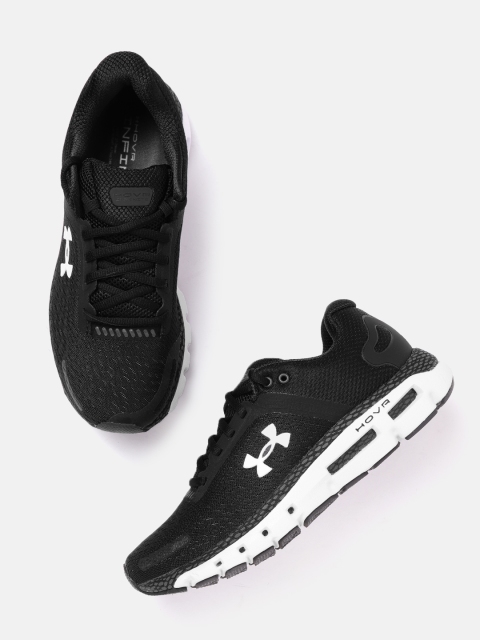 

UNDER ARMOUR Women Black HOVR Infinite 2 Woven Design Running Shoes