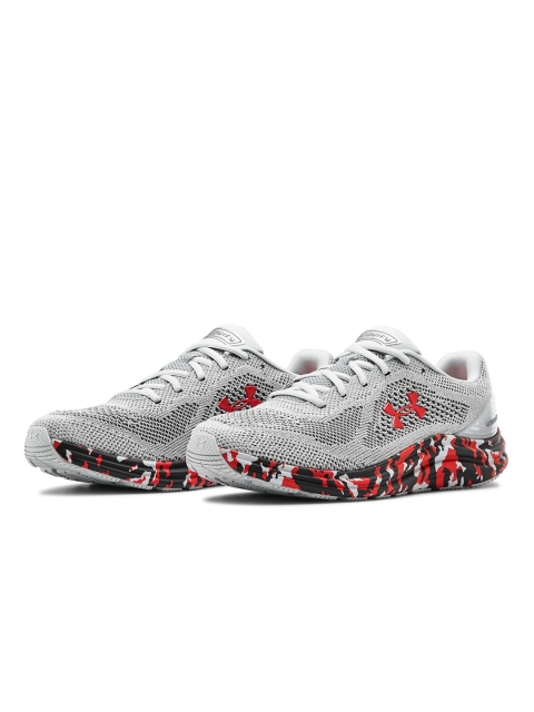 

UNDER ARMOUR Men Grey Woven Design Liquify Print Running Shoes