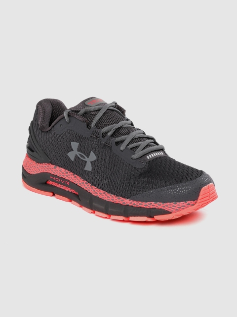 

UNDER ARMOUR Men Black HOVR Guardian 2 Woven Design Running Shoes