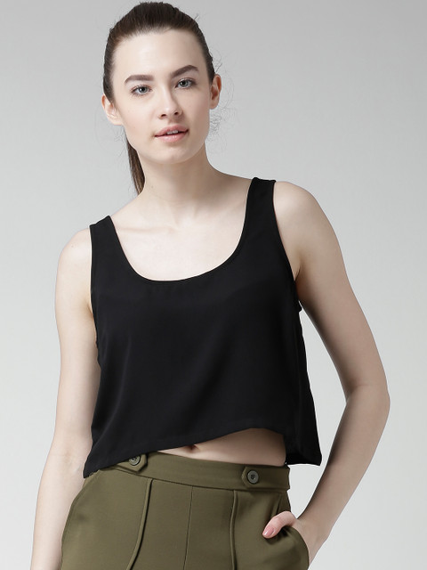 

FOREVER 21 Black Crop Top