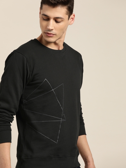 

INVICTUS Men Black Printed Sweatshirt