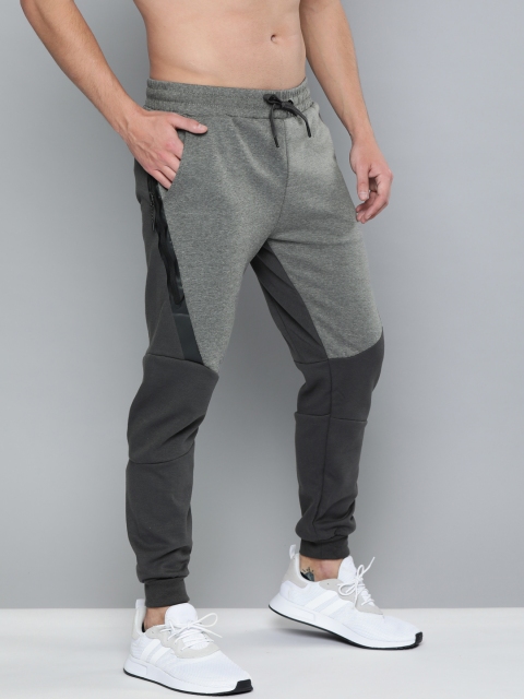 

HRX by Hrithik Roshan Men Grey Solid Regular Fit Rapid-Dry Training Track Pants
