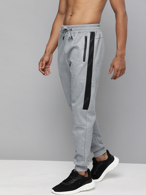

HRX by Hrithik Roshan Men Grey Melange Solid Regular Fit Rapid-Dry Training Track Pants
