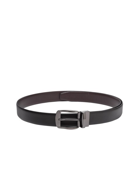 

Apsis Men Black & Brown Reversible Textured Belt