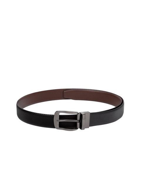 

Apsis Men Black & Brown Textured Reversible Belt